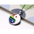 Objets religieux religieux en ligne Pendentifs Gay Pride en acier inoxydable